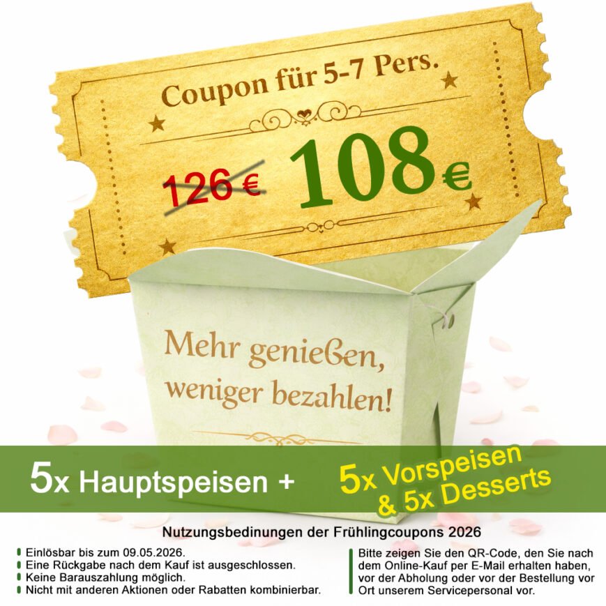 Jade Aktion 01 – Coupon für 5-7 Pers.